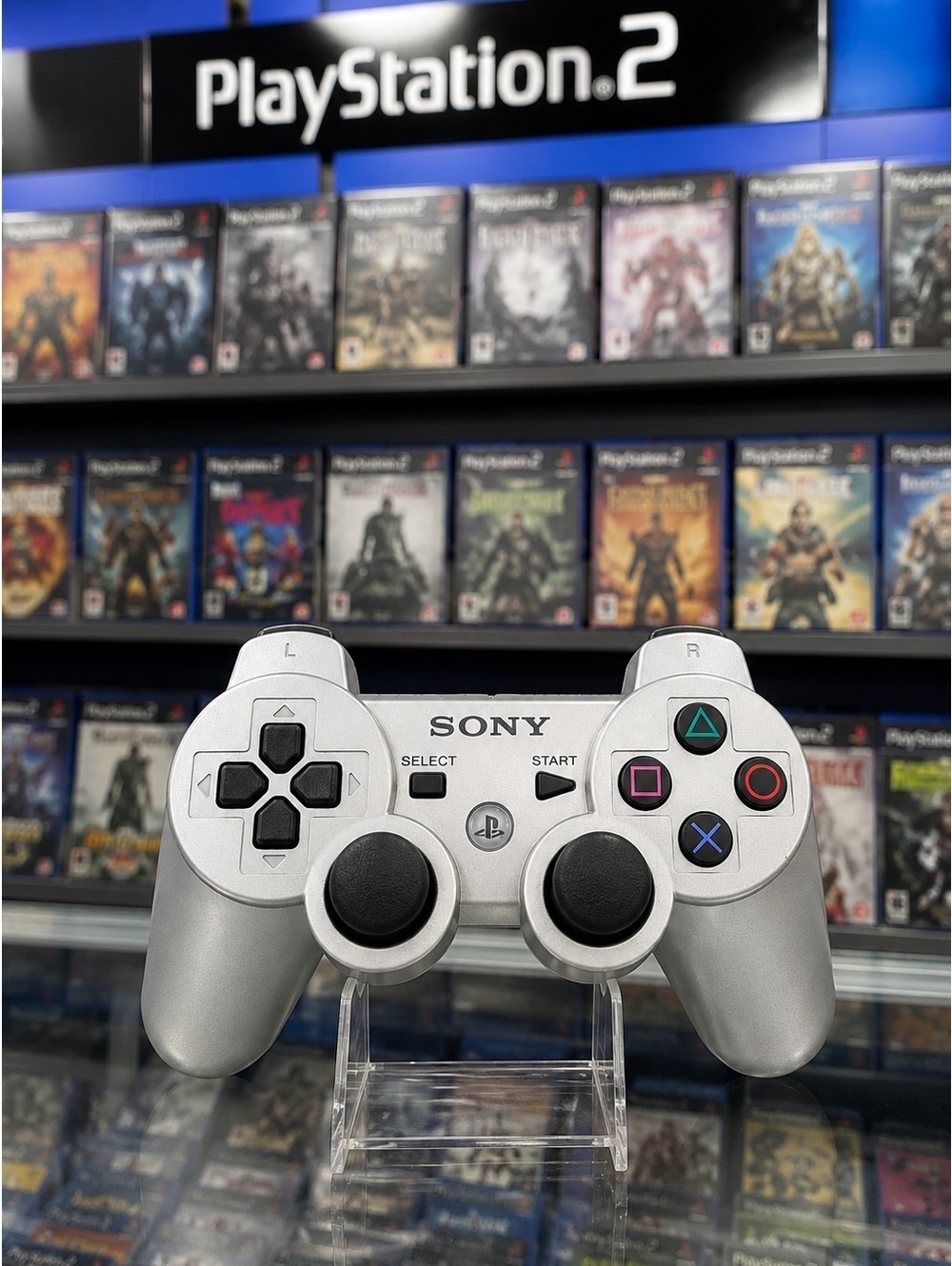 Sony DualShock 3 Wireless Controller Silver PS3 Genuine OEM CECHZC2U